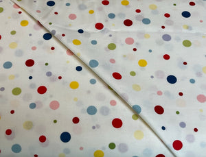 5006 - Alex Henry - Multi Colored Dots On Cream Background