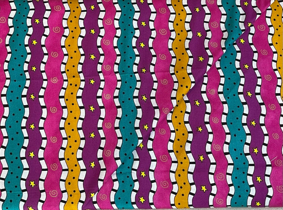 5019 - Free Spirit - Colorful Squiggly Lines
