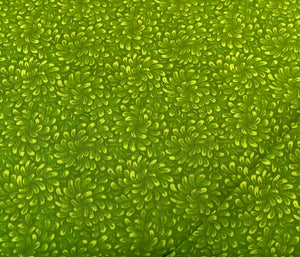 #668 - Bright Green Feathered Circles
