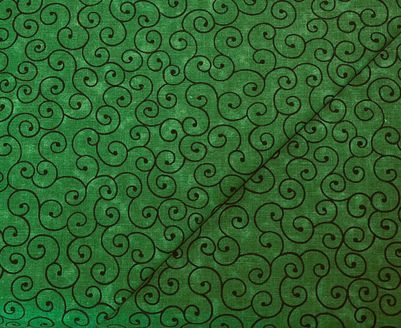 #4002 - Bright Medium Green With Dark Swirls