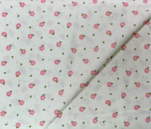 37614 11 - Moda - Cream With Tiny Pink Flowers