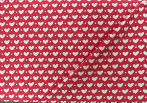 37610 16 - Moda - Salmon/Pink With White Hearts