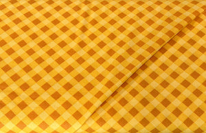 40046 13 - Moda - Orange & Yellow Diagonal Checks