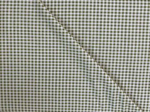 #6036 - Moda - Avacado Green & Cream Checks