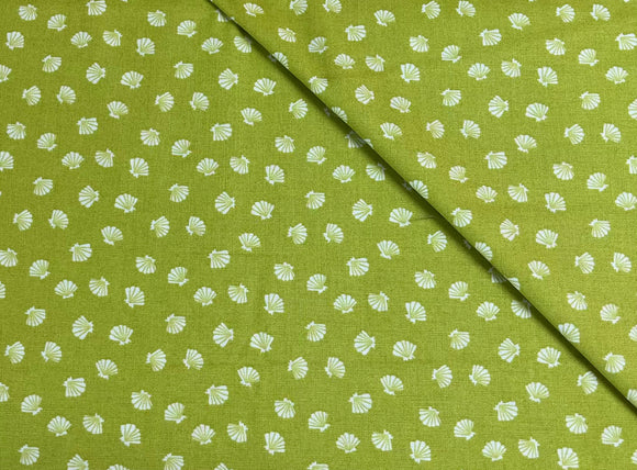 #6029 - Moda - Green With Little Shells