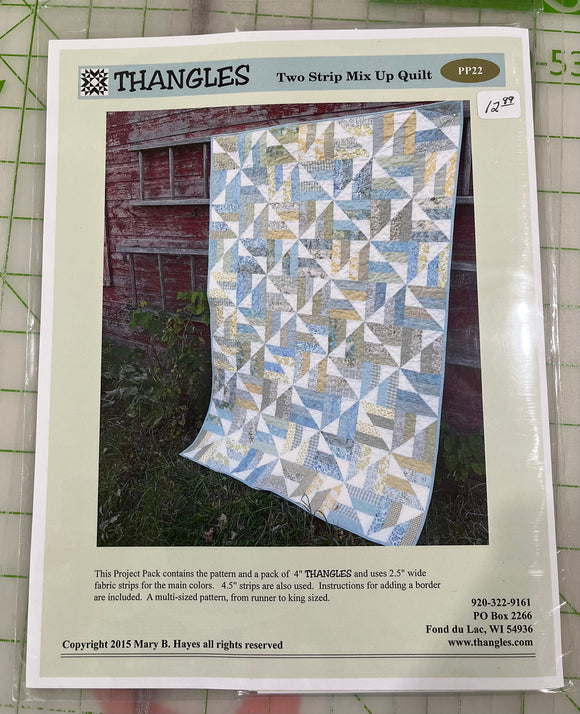 N1517 - Thangles - Two Strip Mix Up Quilt Pattern