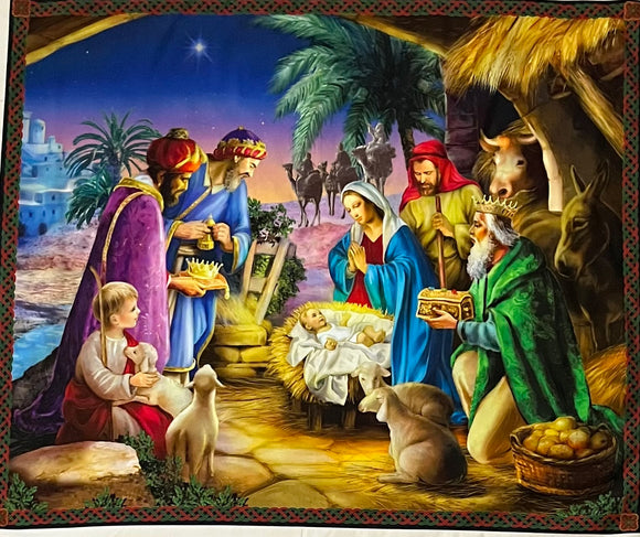 #6005 - Christmas - Nativity Scene Panel