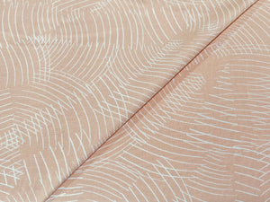 RS5053 16 - Moda - Peach Cream With White Curved Lines