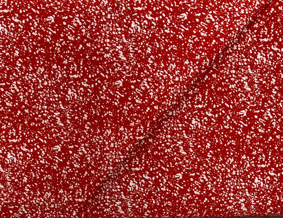 7387 13 - Moda - Red With White Specks
