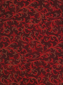 #101 - Hoffman -Gold Metallic-Red Colored Vines
