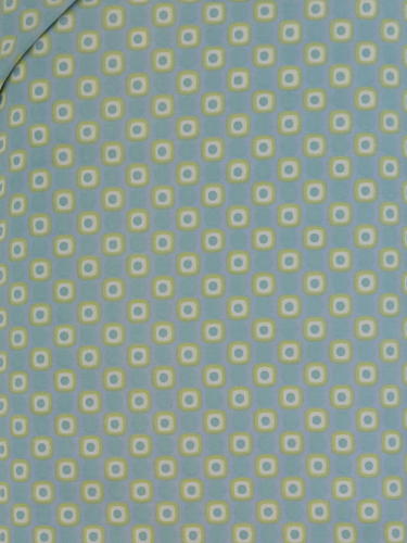 #145 Art Gallery - Paradise Collection - Light Blue With Lime Green Squares