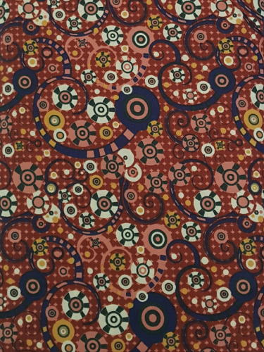 #204 - Northcott - Zazzle By Mark Lipinski - Multi Colored Circles And Swirls On Brown
