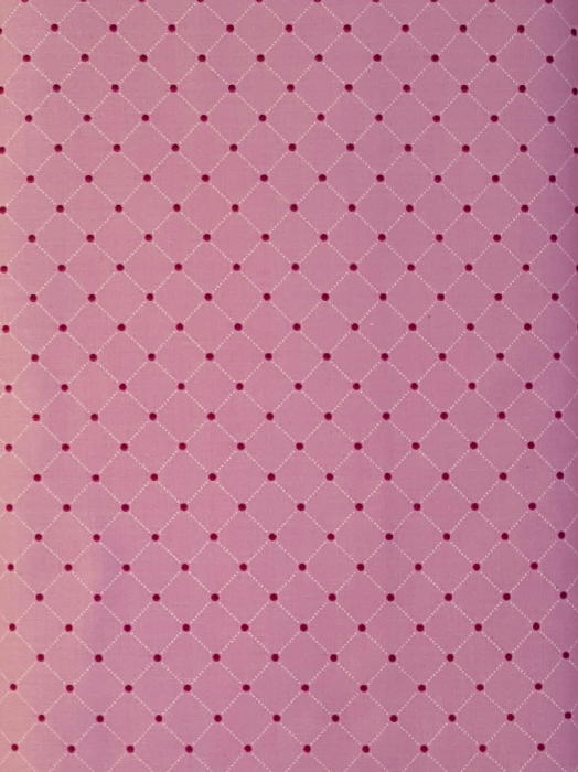 #207 - Northcott Dress Up By Carina Garner - Wine Colored Dots On Pink