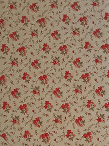 #211 - Moda - Grace 3 Sisters - Beige With Rosy Flowers