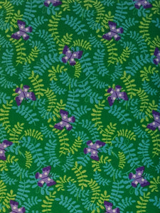 #286 ABS - Purple Butterflies On Green