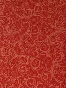#315 ABS - Mliss Steam Away Fleur Bld - Red/Tangerine Color With Swirls