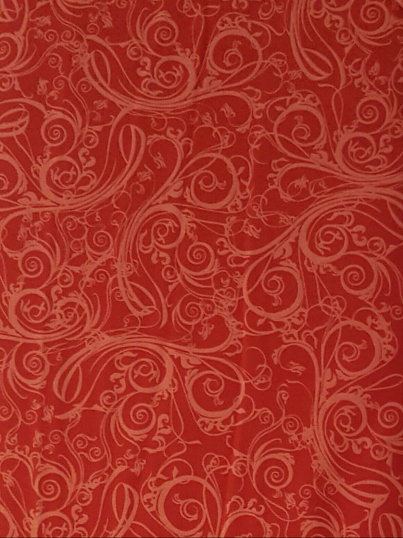 #315 ABS - Mliss Steam Away Fleur Bld - Red/Tangerine Color With Swirls