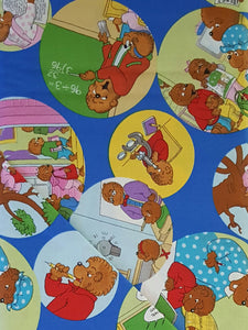 #558 Berenstain Bears - Bear Country School - At School On A Blue Background
