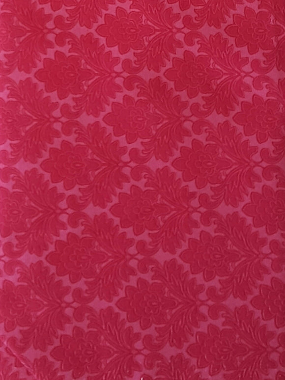 #423 ABS - Wall Paper Pink - Floral Pattern