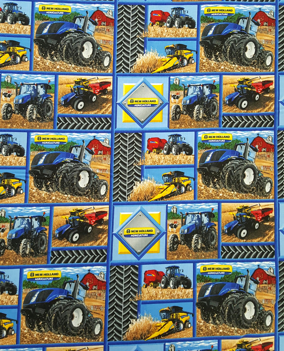 #494 - Sykel Enterprises - New Holland Agriculture - Farm/Ranch Tractors On Blue
