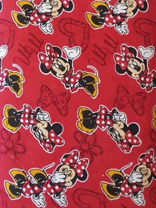 #501 - Springs Creative - Minnie Mouse On Red Flannel