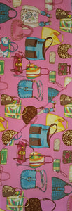 #548 Alexander Henry Fabrics - Colorful Purses On Pink