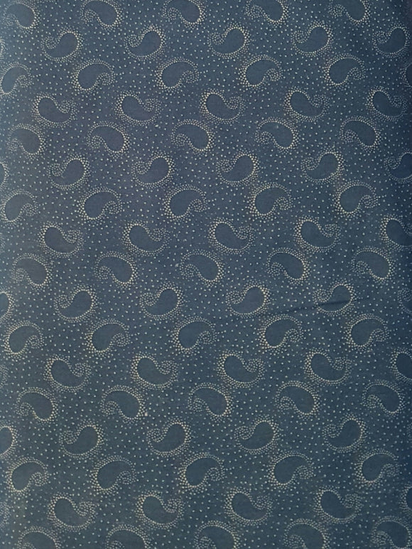 #552 - Kanvas - Medium Blue With Paisley's