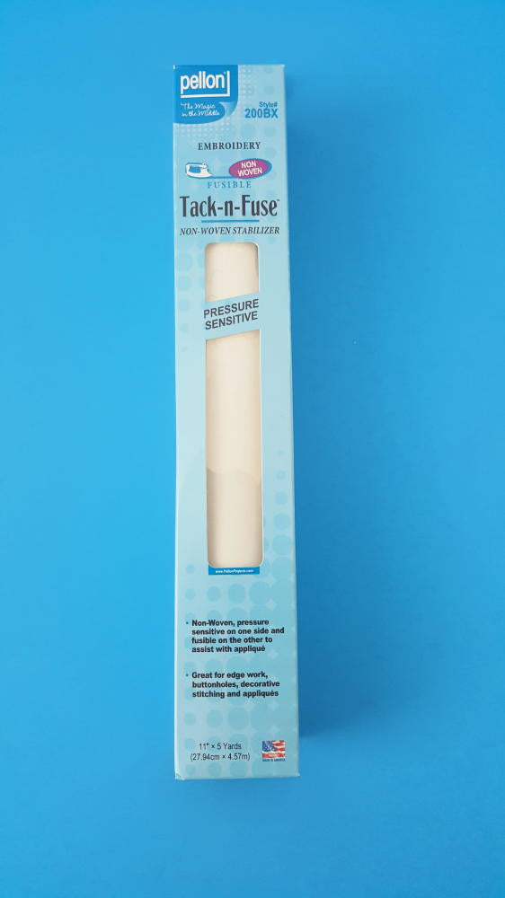 N37 Pellon Tack-n-Fuse non-woven Stabilizer for Embroidery 11in x 5 yd