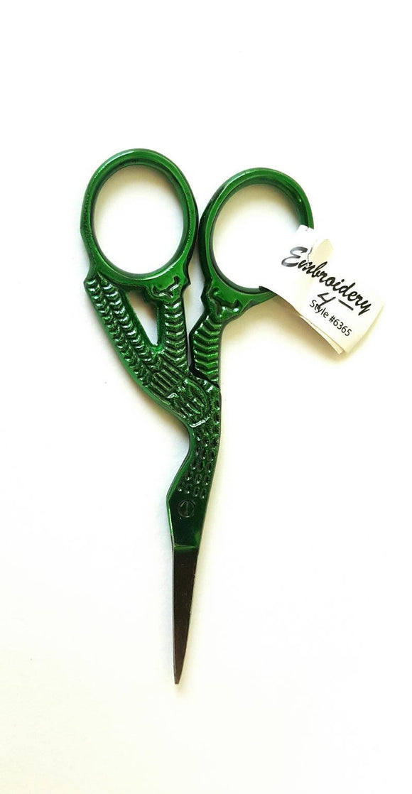 #N85 Allary Stork Embrodery Scissors 3.5in (choose your color)