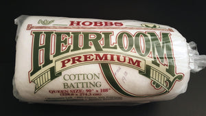 90" x 108" Queen Size #702 Hobbs Heirloom Premium Cotton Batting