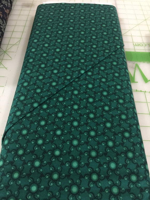#155 - In The Beginning - Green/Blue Colored Fabric