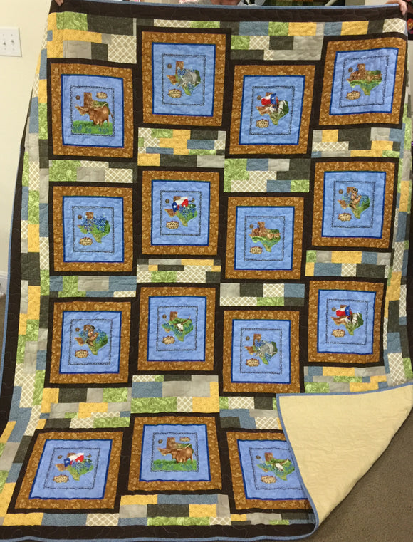 Quilt - Texas Scrap Quilt - Finished