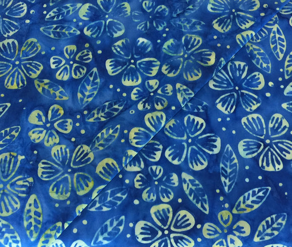 Moda - Batik - Azure - 4359 39 -  Blue Floral