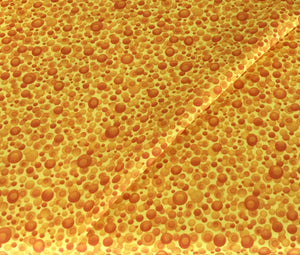 Moda - 51246 15D - Dreamscapes Digital Sunshine - Bright Yellow With Orange Dots
